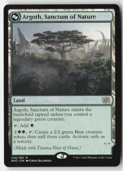 MTG - Argoth, Sanctum of Nature R The Brothers' War 256 LP-NM - Image 1