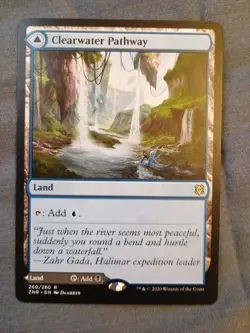 Clearwater Pathway Murkwater Pathway - Zendikar Rising (ZNR) - Rare - NM - Image 1