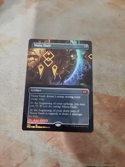 Mana Vault Borderless Foil Double Masters 2022 MTG NM - Image 1