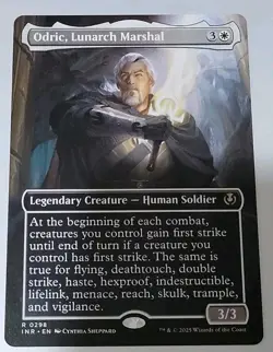 MTG - Innistrad Remastered: Odric, Lunarch Marshal (0298) - Rare Borderless - NM - Image 1