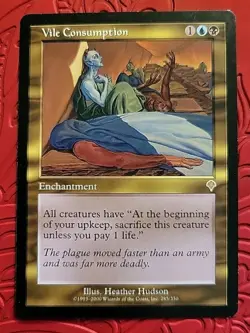 MTG Vile Consumption x1 LP ~Invasion (Magic the Gathering)*Free Shipping* - Image 1