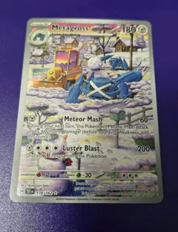 Metagross 178/162 Illustration Rare Temporal Forces NM Pokemon - Image 1