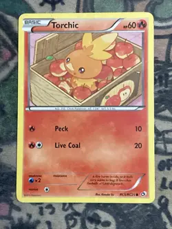 Torchic RC5/RC25 Holo Legendary Treasures: Radiant Collection Pokemon TCG - Image 1