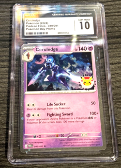 Ceruledge 040/091 Pokemon Day promo - CGC 10 Graded - Cosmos holo - Image 1