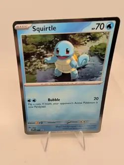 HD COSMOS HOLO - Squirtle SVP 048 Pokemon 151 - PROMO - - Image 1
