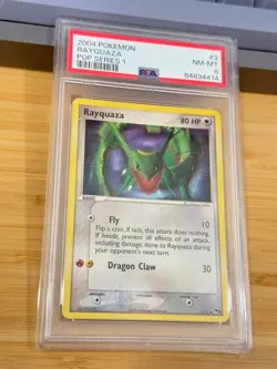 2004 Pokemon Pop Series 1 3 Rayquaza PSA 8 NM-MT - Image 2