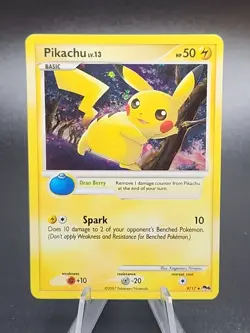 2007 Pokemon POP Series 6 Pikachu Holo #9/17 G - Image 1