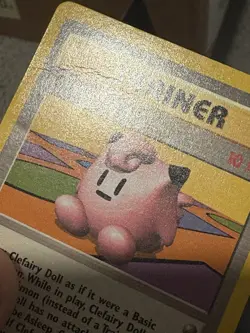 Pokemon TCG Clefairy Doll Base Set Trainer 70/102 Unlimited Rare - Image 3