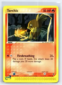 2003 Pokemon TCG EX Dragon Torchic - 77/97 - NM - Image 1