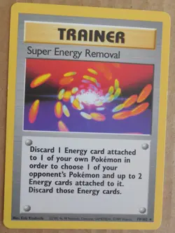 Super Energy Removal 79/102 Rare Non-Holo Base Set Pokemon Trainer LP - Image 1