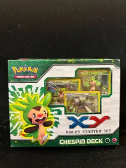 Pokemon XY Kalos Starter Set Chespin Deck - Image 1