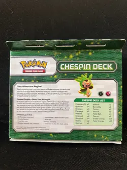 Pokemon XY Kalos Starter Set Chespin Deck - Image 2