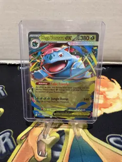 Pokemon TCG Mega Venusaur EX 003/132 Ultra Rare Holo Mega Evolution - Image 1