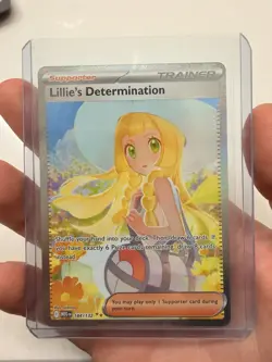 Pokemon Lillies Determination SIR 184/132 Mega Evolution English NM 184/132 - Image 1