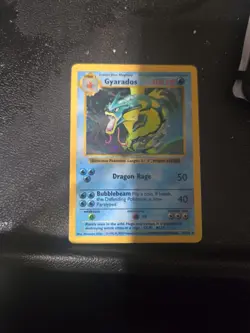 Pokemon TCG Gyarados Base Set 6/102 Holo Rare Ungraded LP Shadowless - Image 1