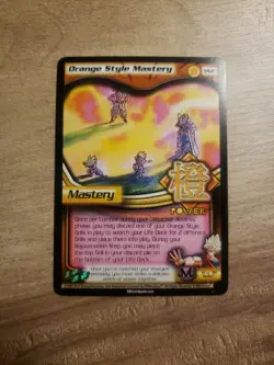 DBZ. DragonBall Z. 3 Card "Mastery" Lot. Red, Blue, Orange. Unlimited Rare 2003 - Image 4