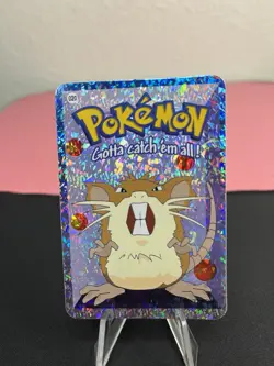 Raticate #20 - Vintage Vending Machine Prism Sticker 2000 - Pokemon Card - Image 1
