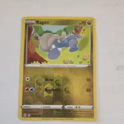Bagon 107/203 SWSH07: Evolving Skies NM Reverse Holo Pokemon Card - Image 1