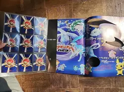 Pokemon Neo Genesis Premium File 1 Promo Folder 9 Card Set Japanese - Image 3