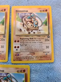 3X Hitmontop Pokemon TCG Black Star Rare Promo Cards #37 Regular - Image 3