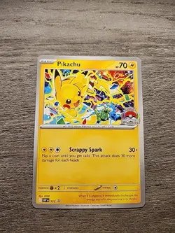 Pikachu 2025 World Championship SVP 225 Promo Card Winner's Edition NM - Image 1