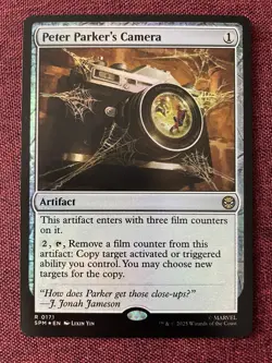 Peter Parker's Camera #171 FOIL NM/M MTG Spiderman Magic Card - Image 1