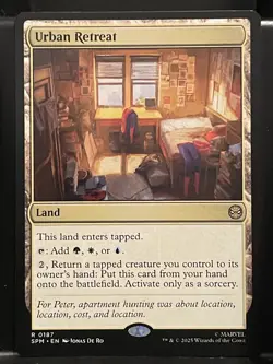 Urban Retreat #187 NM/M MTG Spiderman Magic Card - Image 1