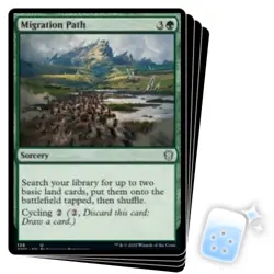 MIGRATION PATH X4 Dominaria United: Commander Magic MTG MINT CARD - Image 1