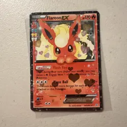 Flareon EX RC6/RC32 Pokemon Card Radiant Collection Generations LP 2016 - Image 1