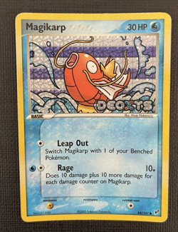 Magikarp EX Reverse Stamped Foil EX Deoxys #64/107 LP/NM+ Pokemon Card 2005 - Image 2
