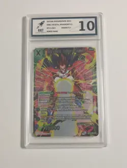 KING VEGETA INVASIONS COMMAND BT15-063 Dragon Ball RKT 10 Graded Super Rare 2021 - Image 3