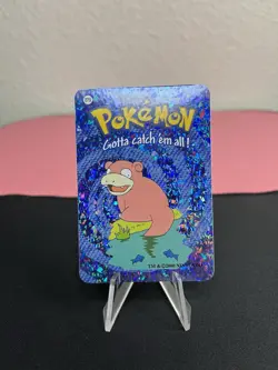 Slowpoke #79 - Vintage Vending Machine Prism Sticker 2000 - Pokemon Card - Image 1