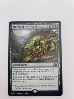 1xMTG March of the World Ooze-Aetherdrift-MP - Image 1
