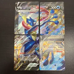 Greninja V Union Set 4 Card SWSH155-58 Black Star Promo Pokemon - Image 1