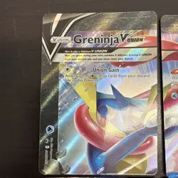Greninja V Union Set 4 Card SWSH155-58 Black Star Promo Pokemon - Image 2