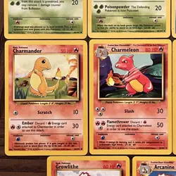 Pokemon Base Set Lot Of 8 Cards (1999) NM (Mr. Mime is LP) - Image 4