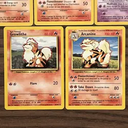 Pokemon Base Set Lot Of 8 Cards (1999) NM (Mr. Mime is LP) - Image 5