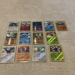 Lot of (13) Vintage Pokemon All Holo Foils Rare Cards NM-LP 2014-17 - Image 1