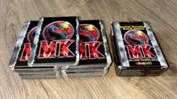 Mortal Kombat Red Border Edition Kard Game 280 MK Card Lot~Deck Box 1992 - Image 2