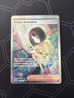 Pokemon TCG SV Scarlet & Violet 151 Erika's Invitation Card #203/165 - Image 1
