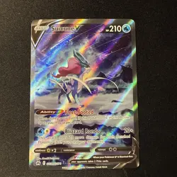 Suicune V Alt Crown Zenith Galarian Gallery GG38 Pokemon Card Near Mint - Image 1