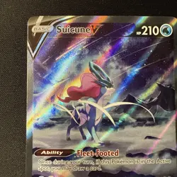 Suicune V Alt Crown Zenith Galarian Gallery GG38 Pokemon Card Near Mint - Image 2