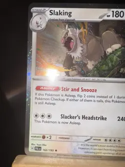 SLAKING - 162/193 Paldea Evolved - NM - Cosmos Holo - Pokemon TCG Card - Image 5