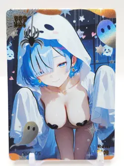 Femme Fatale - Anime Waifu SSP Trading Card - Rem - Image 1