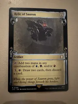 MTG - Relic of Sauron Scroll Showcase - The Lord of the Rings - NM - Image 1