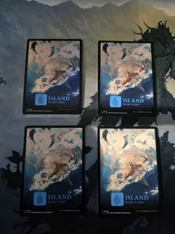 MTG LCI Island 0288 x4 NM (1 Foil) - Image 1