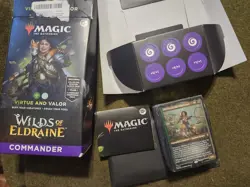 NEW Wilds of Eldraine Commander Deck Virtue and Valor - MTG Magic the Gathering - Image 1
