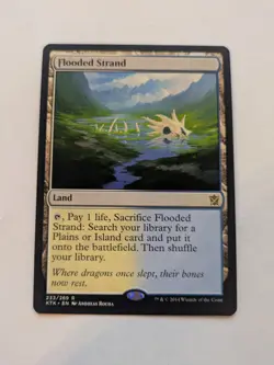 Flooded Strand Khans of Tarkir NM - Image 1