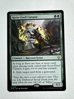 Keen-Eyed Curator - Regular Rare #181 NM/MINT Bloomburrow MTG - Image 1