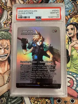 Magic MTG Cloud Strife FCA Foil #0042 PSA 10 Gem Mint - Image 1